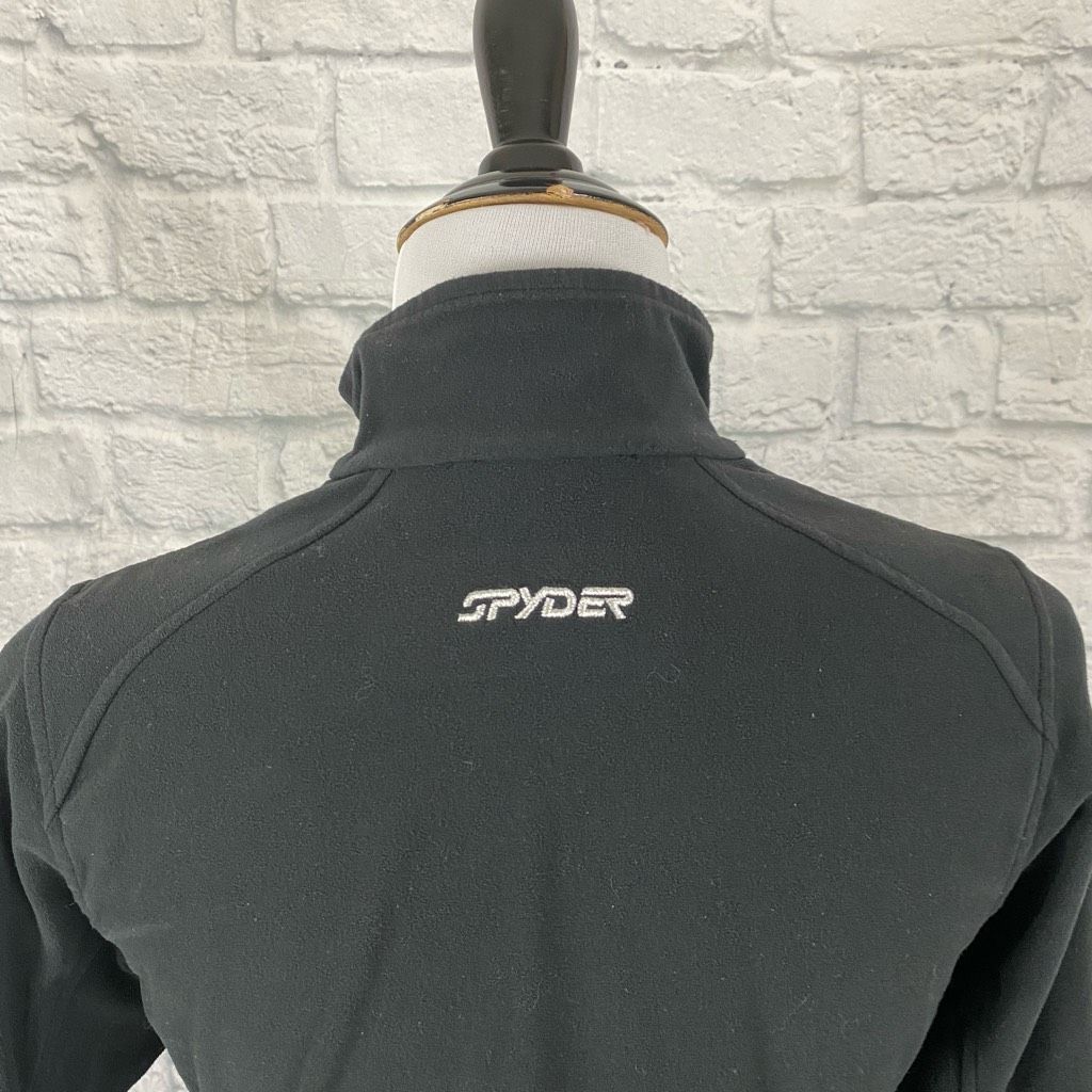 Spyder Spyder women sz 8 pullover 1/4 zip w/high collar black Size S / US 4 / IT 40 - 5 Thumbnail