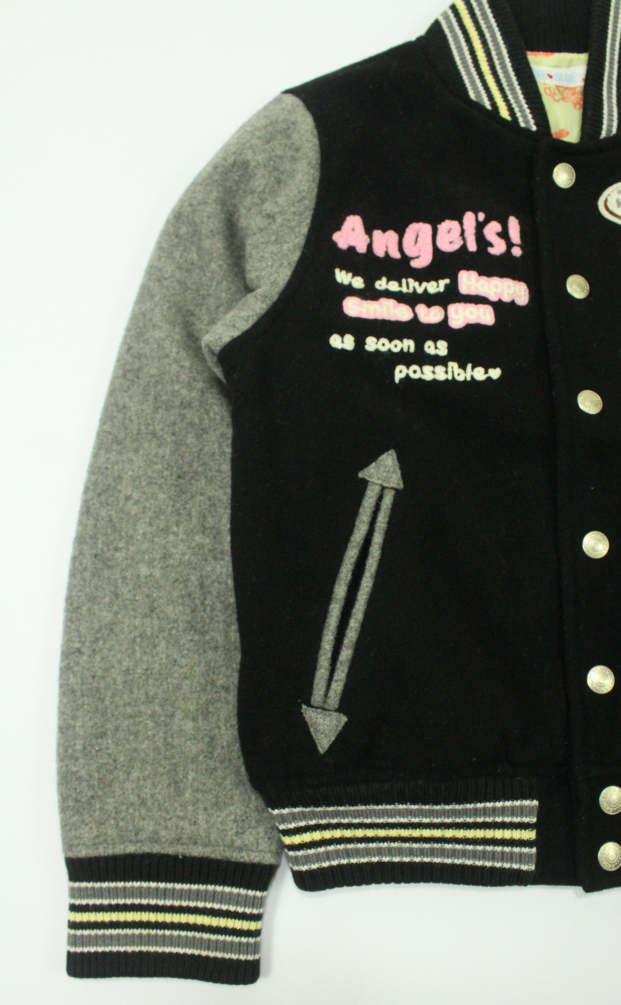 Angel Blue Vintage ANGEL BLUE Jacket Varsity Bombers Size S for TWEEN Size US S / EU 44-46 / 1 - 8 Thumbnail