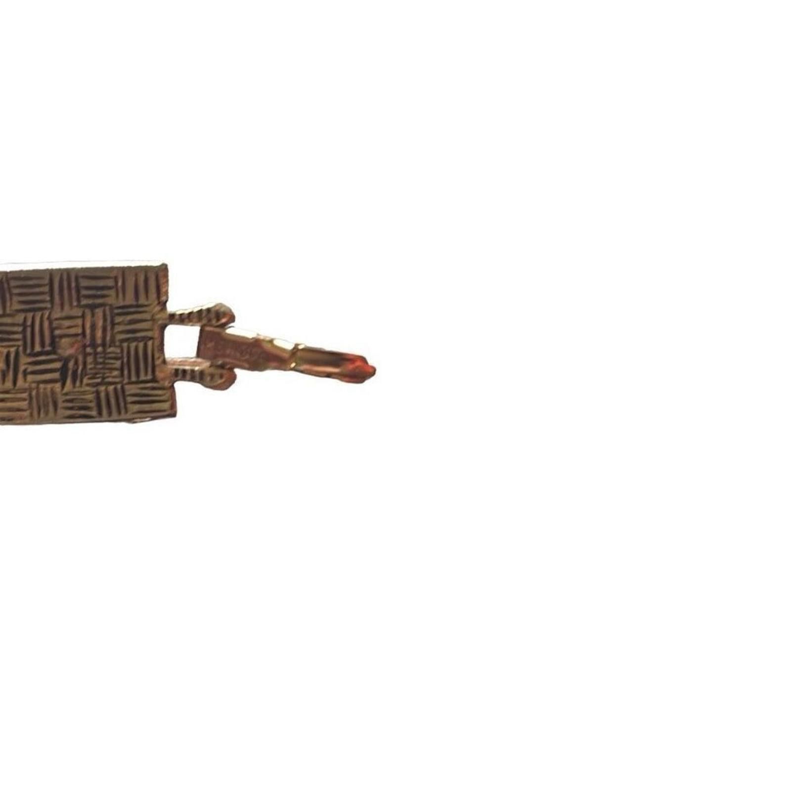 Designer Vintage signed Merique art neveau bracelet 7 inches Size ONE SIZE - 6 Thumbnail