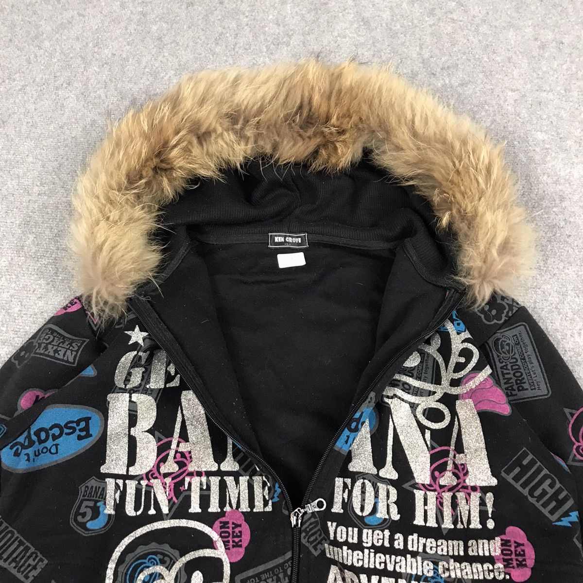 If Six Was Nine × Japanese Brand × Le Grande Bleu (L.G.B.) KEN GTOVE JAPANESE STYLE FUR HOODIES LGB STYLE Size US L / EU 52-54 / 3 - 6 Thumbnail