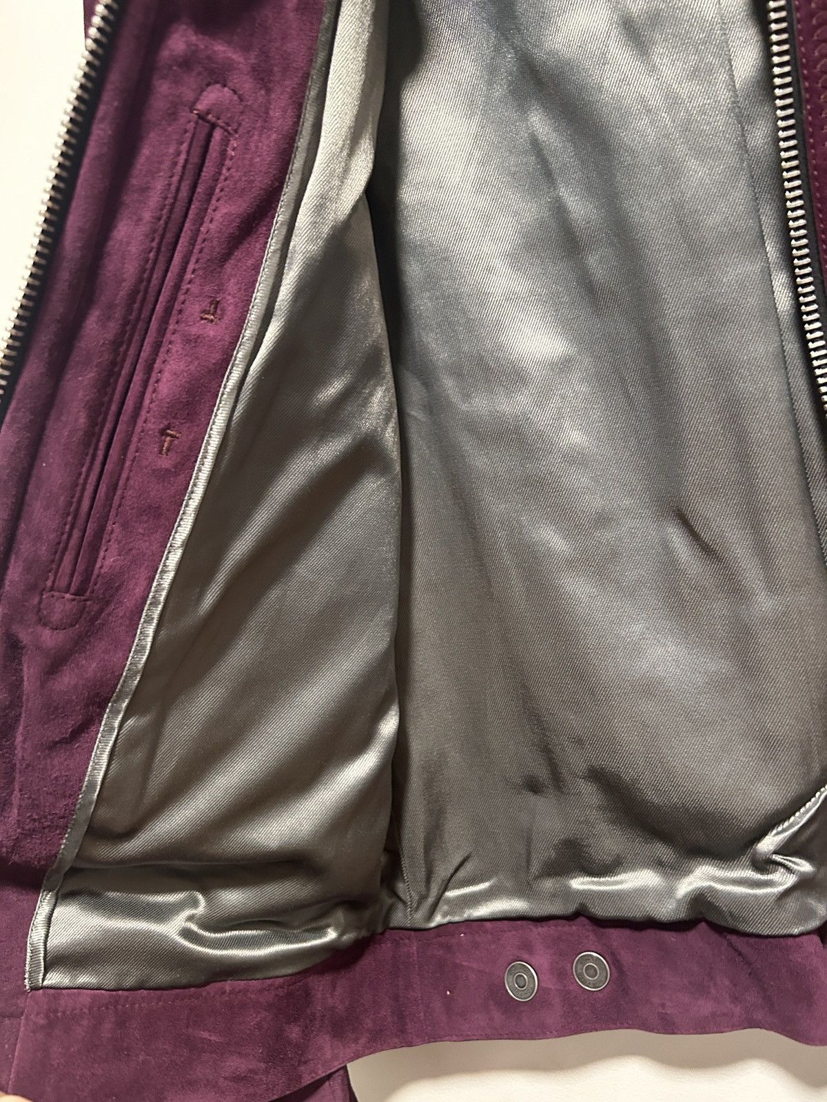 Tom Ford Tom Ford Suede Blouson Jacket Burgundy size IT 48 Size US M / EU 48-50 / 2 - 6 Thumbnail