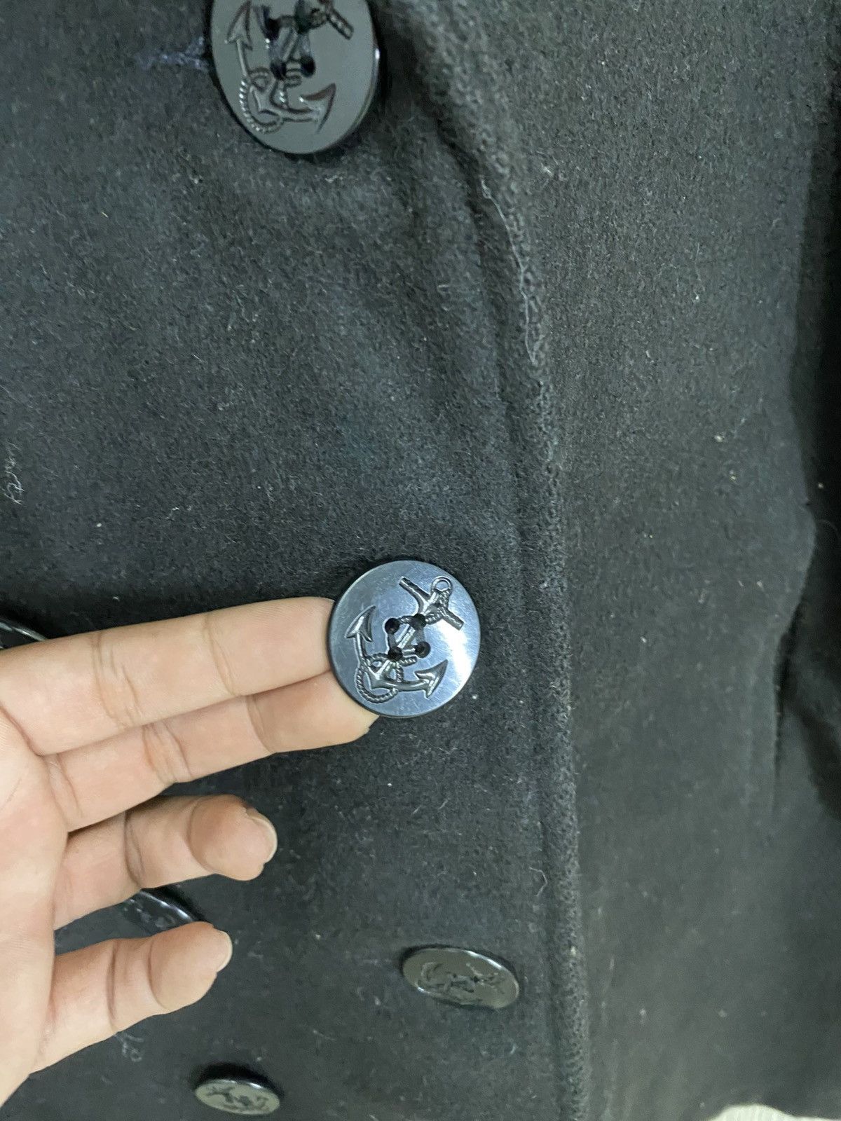 Schott × Vintage Vintage u.s. 740N pea jacket wool by schott made in usa Size US L / EU 52-54 / 3 - 7 Thumbnail