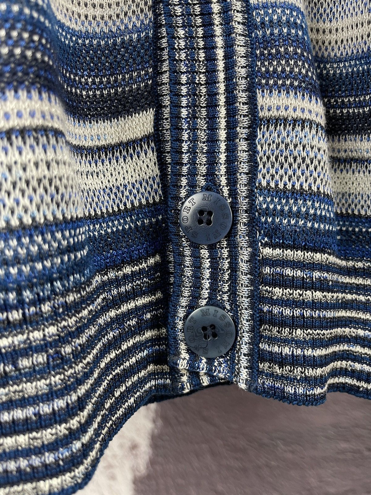 Missoni Missoni Sport cotton linen multicoloured cardigan sweater Size US XL / EU 56 / 4 - 10 Thumbnail