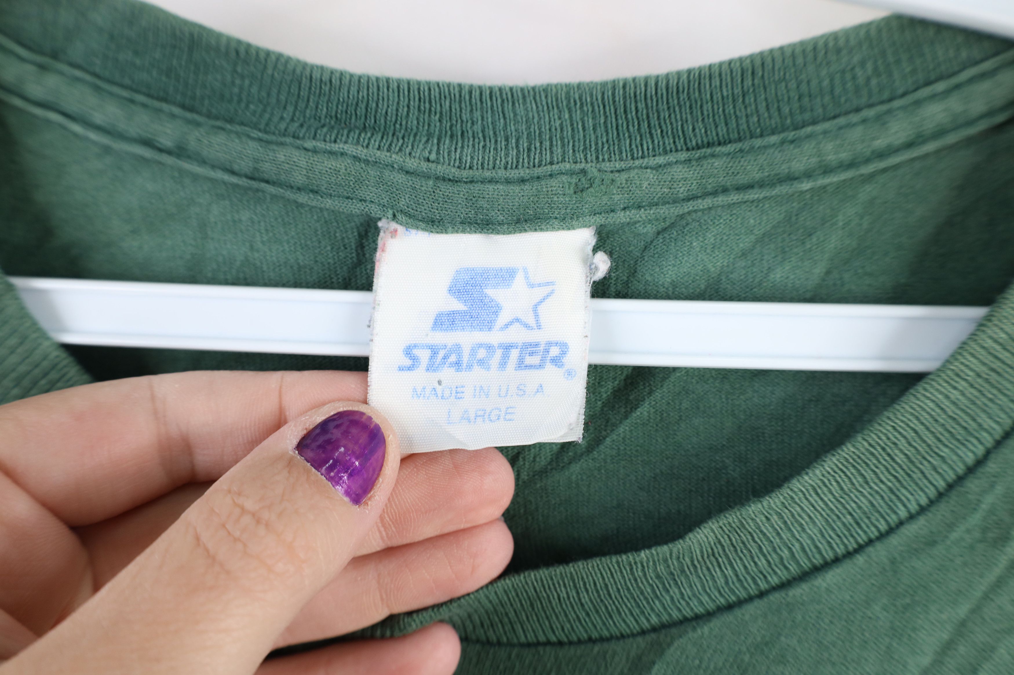 Starter × Vintage Vintage 90s Starter Green Bay Packers Football T-Shirt USA Size US L / EU 52-54 / 3 - 6 Thumbnail