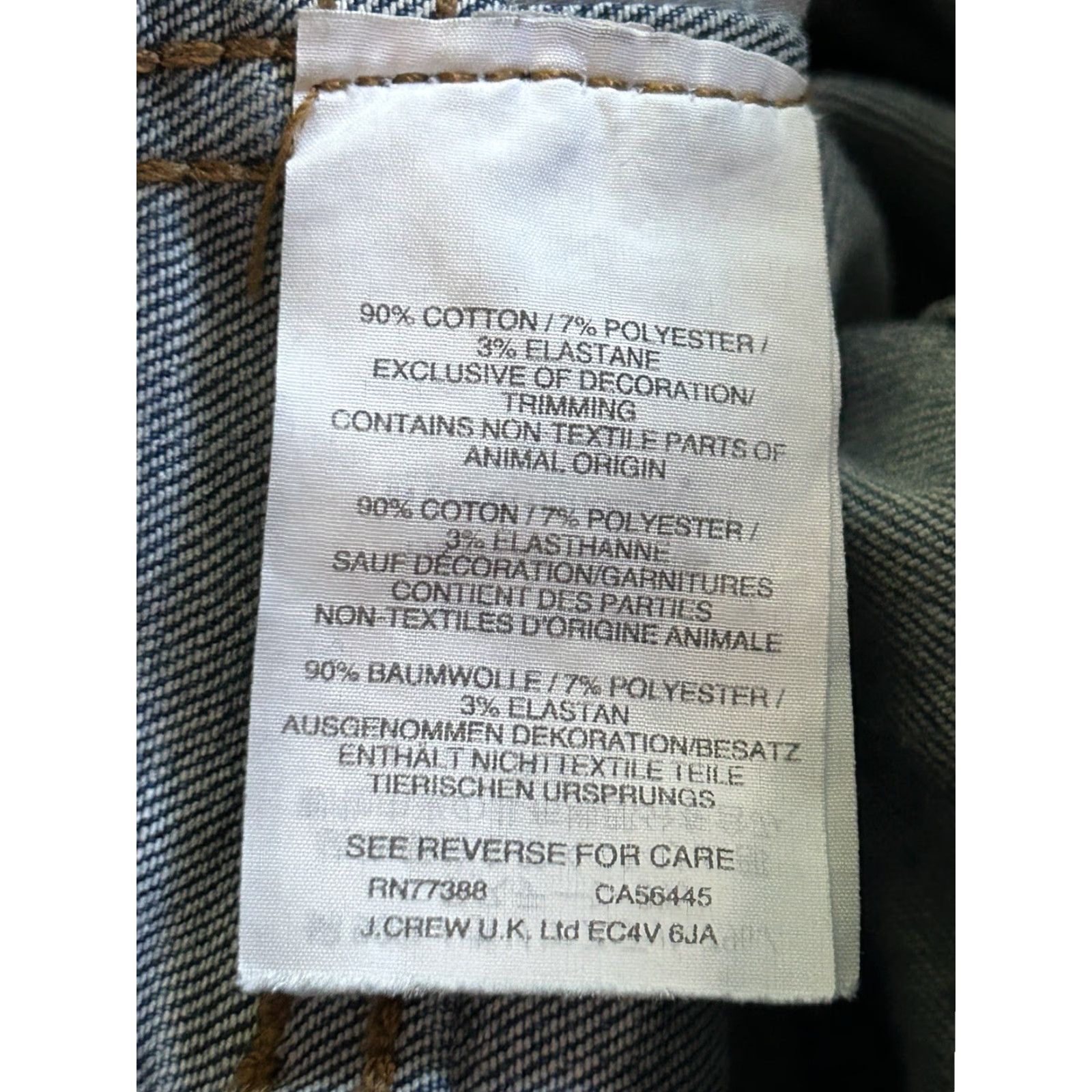 Madewell Madewell Jeans Womens 10" High Rise Skinny Stretch sz 25 Button Fly 5-Pocket Denim Blue Size 42" / US 20 - 6 Thumbnail