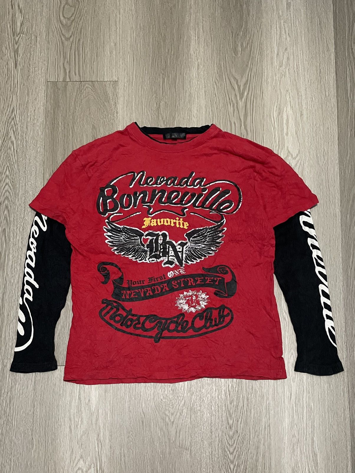 image of Bullet Noise x If Six Was Nine X Hysteric Glamour in Red, Men's (Size Large)