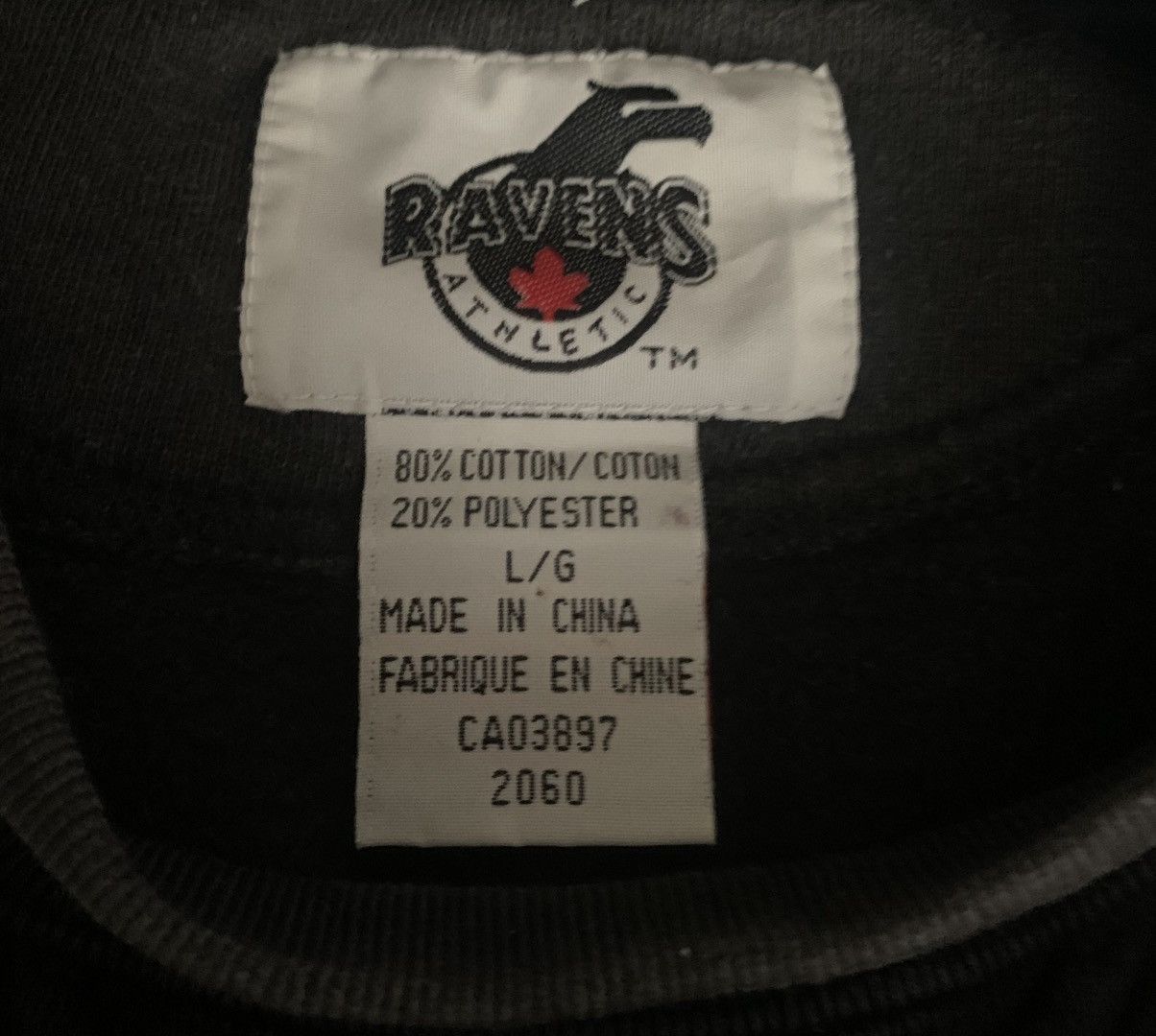 NBA 90s Vintage NBA Ravens Athletic Toronto Raptors Crewneck Size US L / EU 52-54 / 3 - 5 Thumbnail