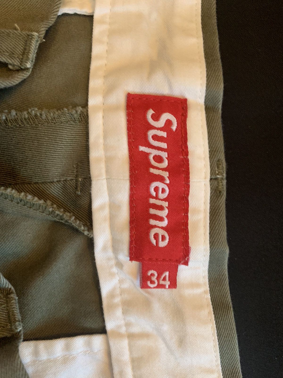 Supreme Supreme Pants 34x30 Olive Size US 34 / EU 50 - 2 Thumbnail