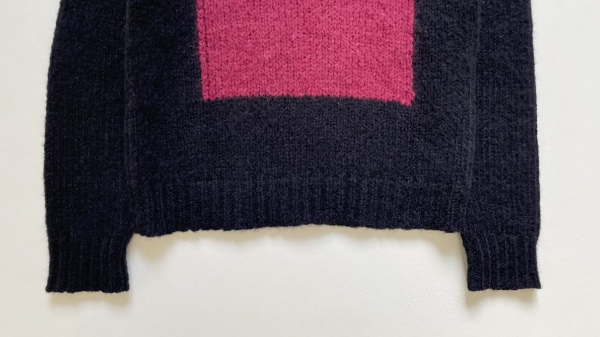 Dries Van Noten Cropped ‘Modular Panel’ Alpaca Sweater Size US M / EU 48-50 / 2 - 7 Thumbnail