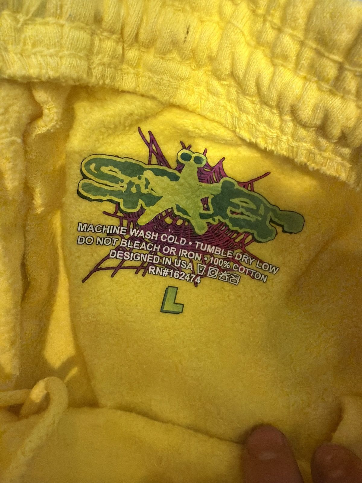 Sp5der Sp5der beluga spider sweatpant yellow large Size US 34 / EU 50 - 3 Thumbnail