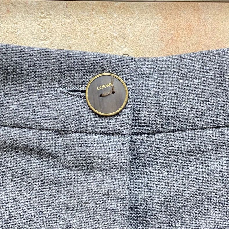 Loewe LOEWE Grey woolen shorts Size 25" / US 0 / IT 36 - 5 Thumbnail