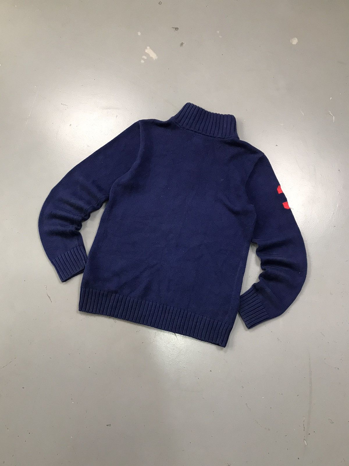 Designer × Polo Ralph Lauren × Vintage Vintage Ralph Lauren polo tag embroidered zipper sweater Size US L / EU 52-54 / 3 - 5 Thumbnail