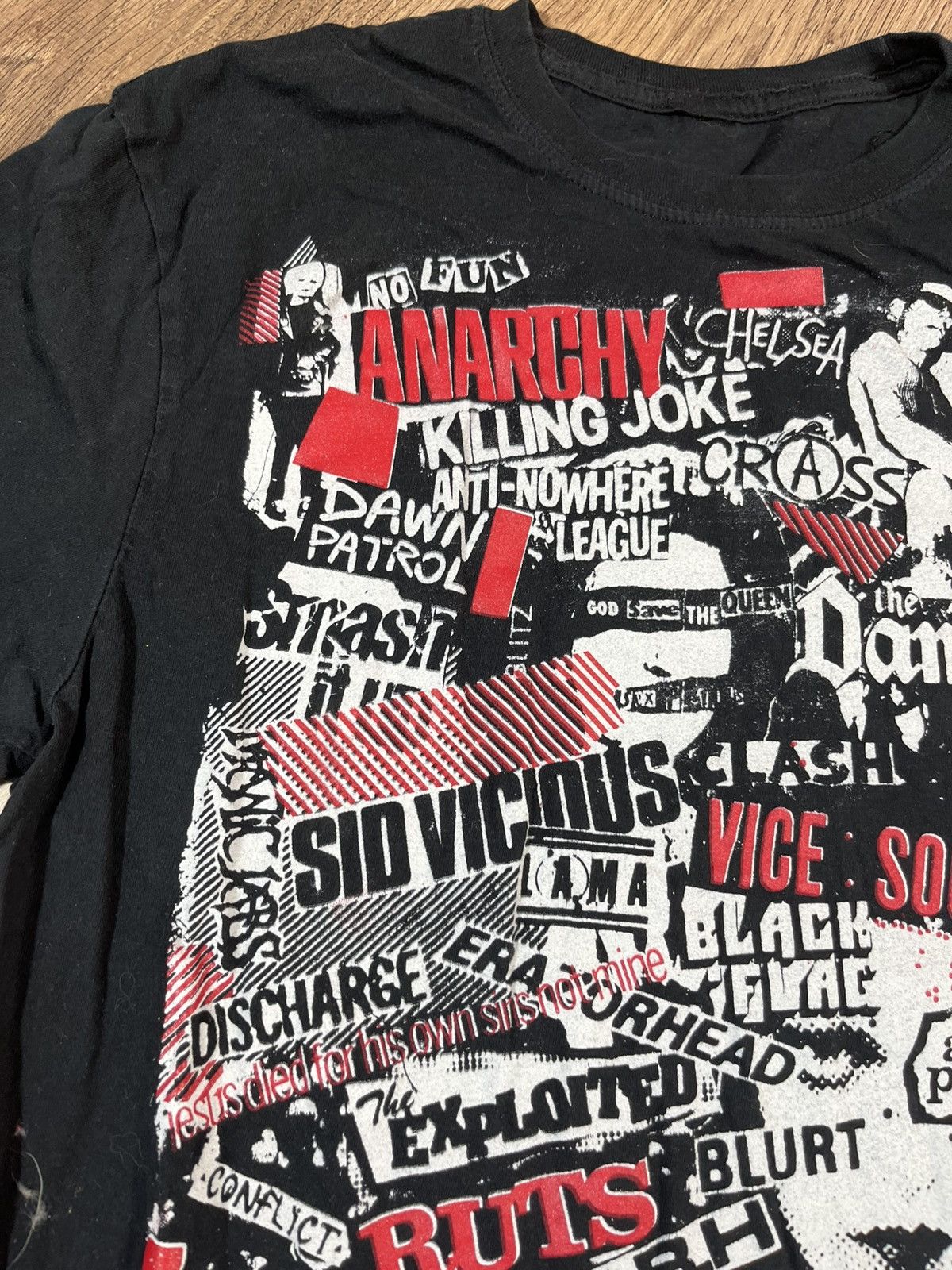 Band Tees × Vintage Punk Rock Bands Sex Pistols T Shirt Size US M / EU 48-50 / 2 - 4 Thumbnail