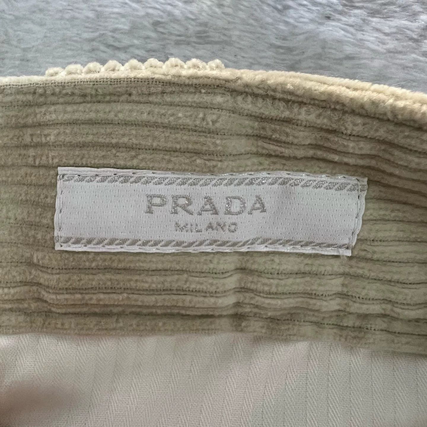 Prada prada beige corduroy cargo pants size xl Size US 28 / EU 44 - 3 Thumbnail