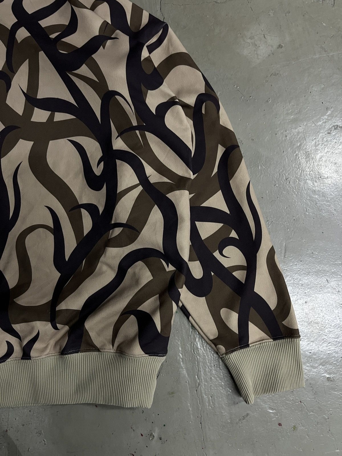Vintage Wego Japan Insipred by Number Nine AW04 Tribal Camo Hoodie Size US L / EU 52-54 / 3 - 4 Thumbnail