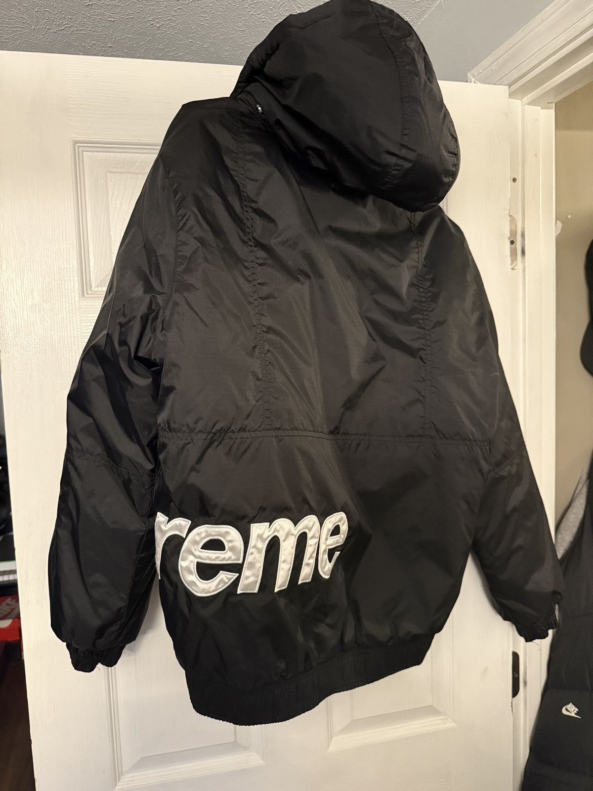 Supreme Supreme Black Puffer Jacket / Monogram Interior Size US M / EU 48-50 / 2 - 2 Thumbnail