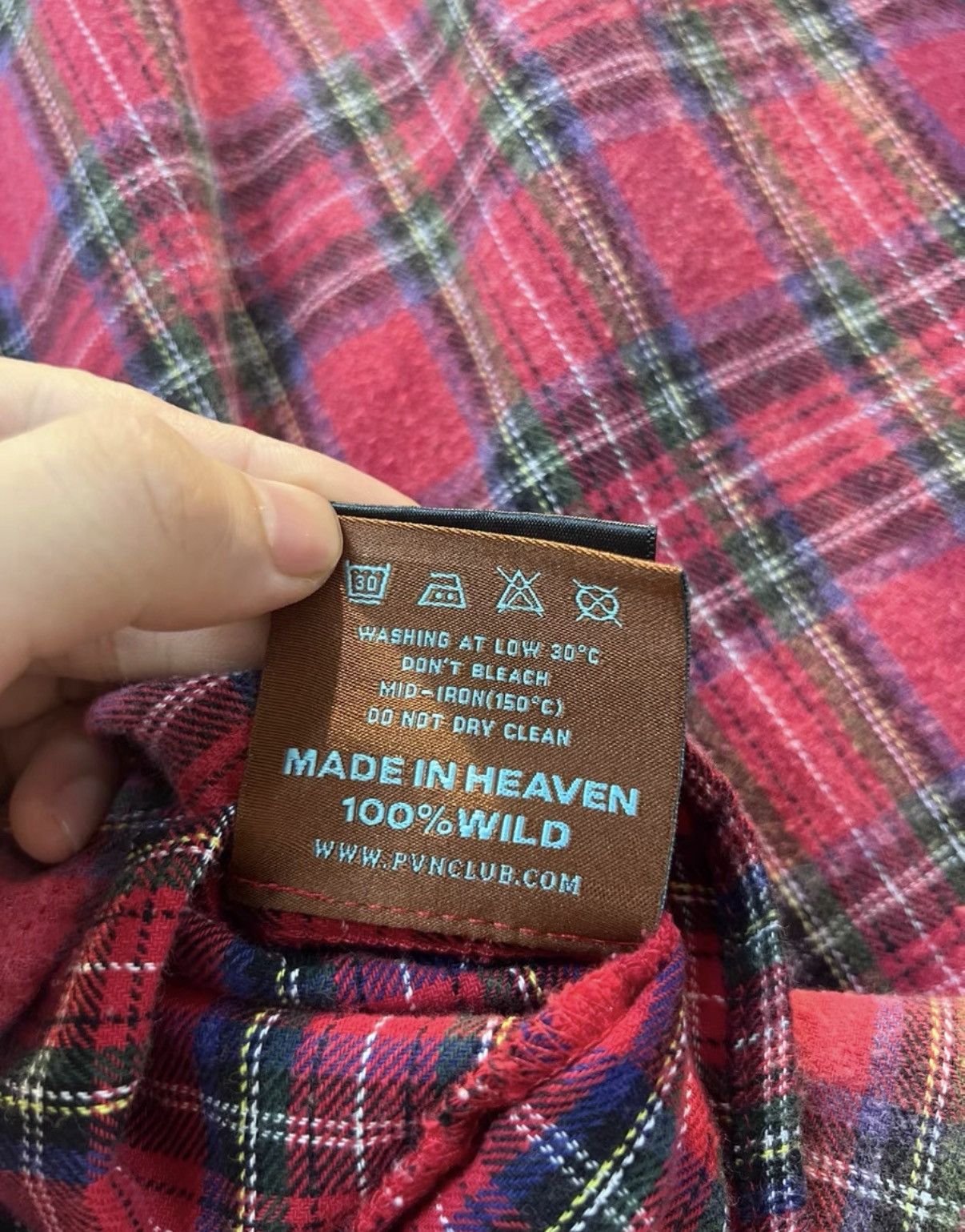 3MAN 3MAN0N RAW red plaid shirt Size US L / EU 52-54 / 3 - 6 Thumbnail