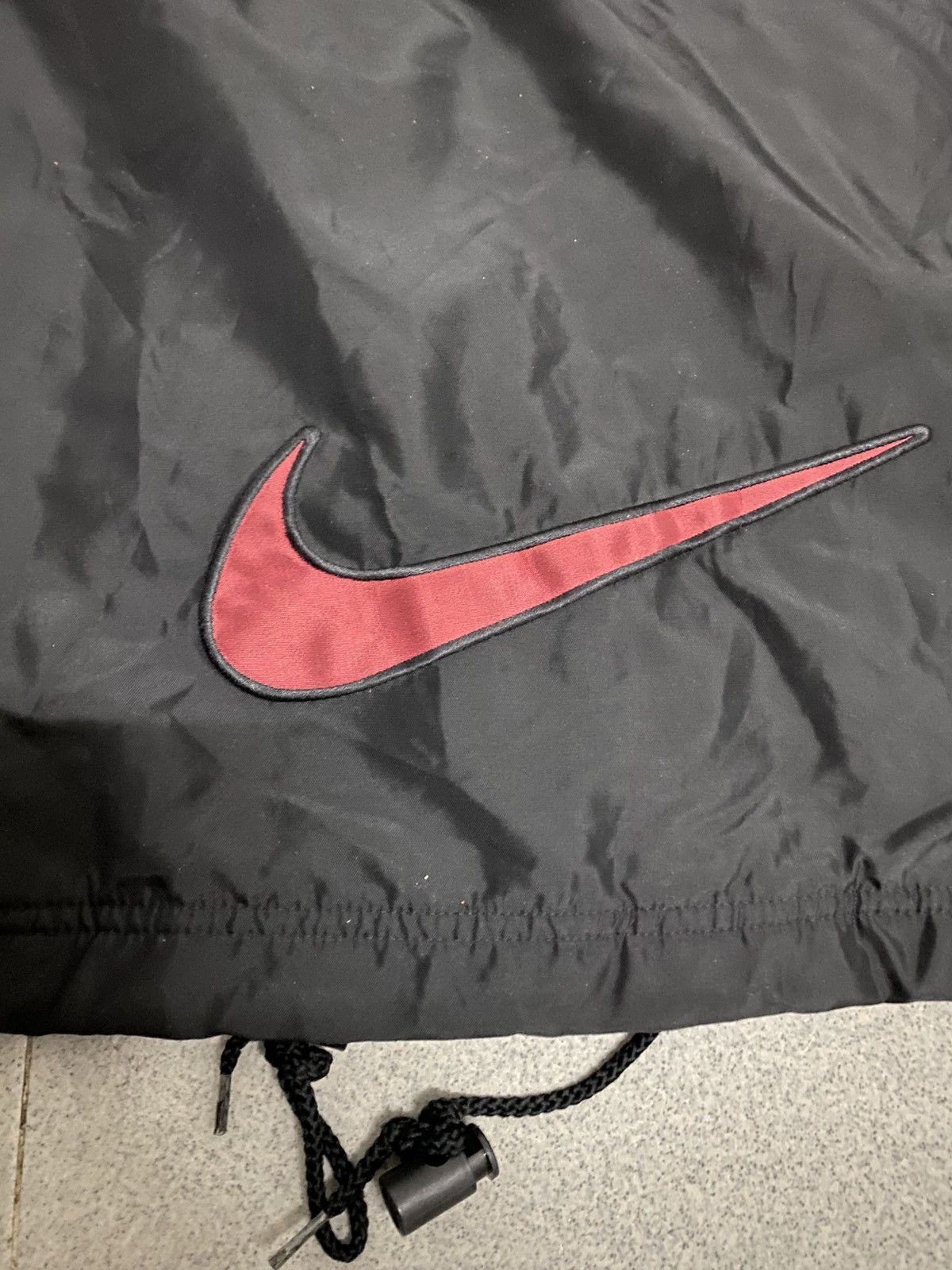 Nike × Sports Specialties × Vintage Vintage 90s Nike Swoosh Down Hoodies Jacket Kids Size US M / EU 48-50 / 2 - 5 Thumbnail