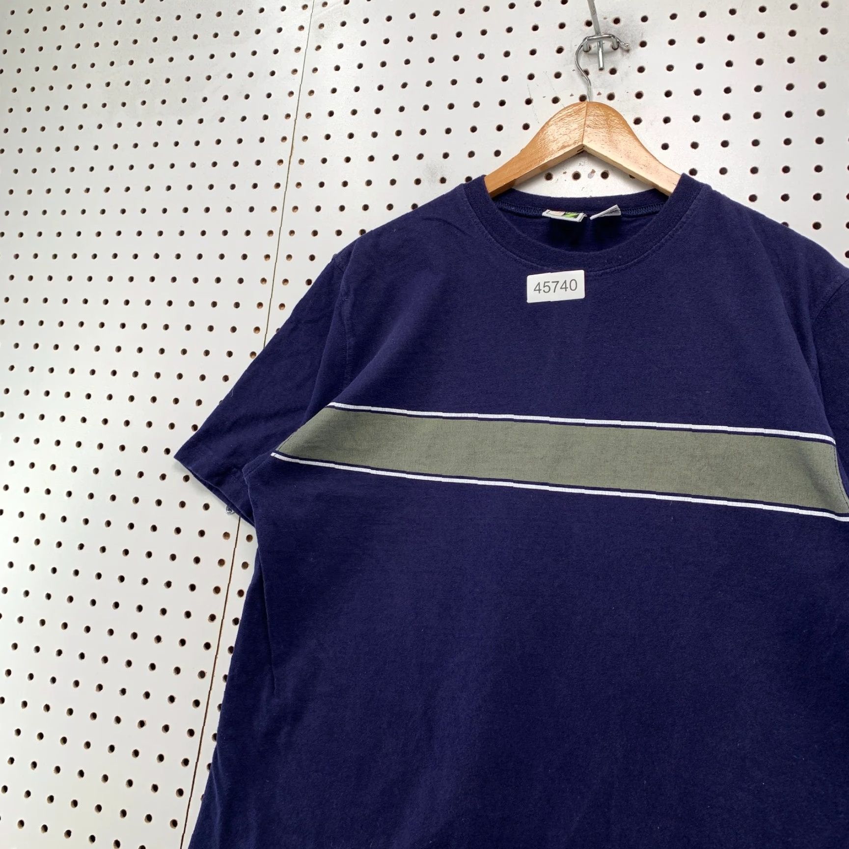 Vintage VINTAGE Energy Zone T-Shirt Mens M Blue Striped Punk Energy Zone Shirt Mens M Blue Striped Punk 90s Concert Skate Goth Size US M / EU 48-50 / 2 - 4 Thumbnail