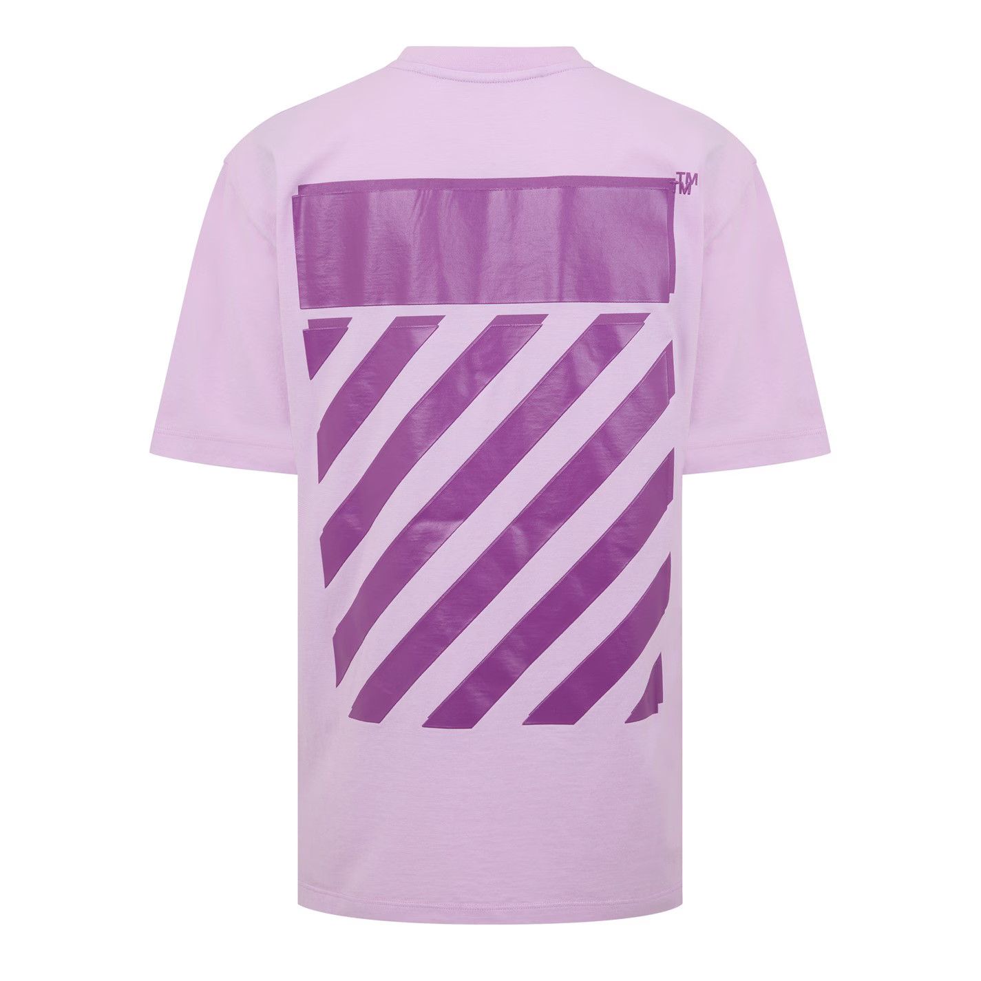 Off-White o1g2r1mq1224 T Shirt in Lilac Fuchsia Size M / US 6-8 / IT 42-44 - 2 Thumbnail