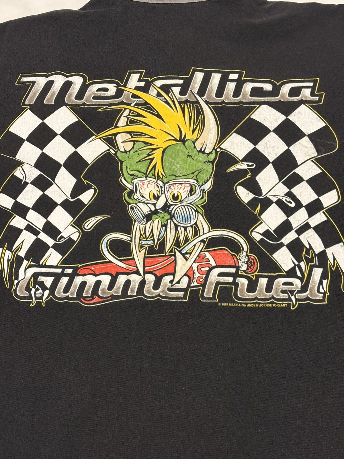 Band Tees Metallica Vintage Gimme Fuel 1997 Concert Shirt. Bowling Size US L / EU 52-54 / 3 - 11 Thumbnail