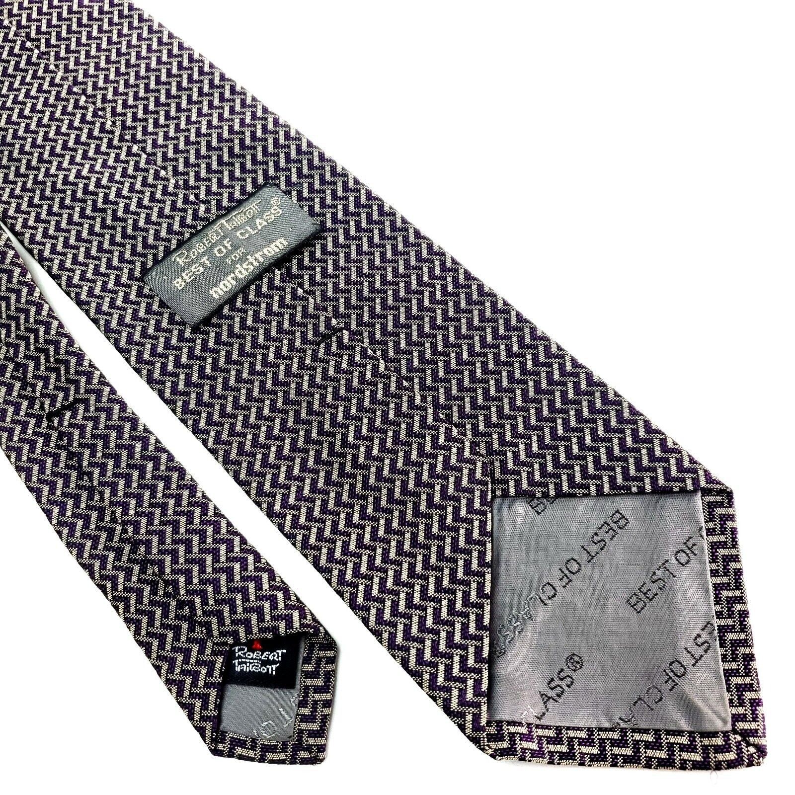 Robert Talbott Robert Talbott Best Of Class Nordstrom Silk Tie Woven Purple Size ONE SIZE - 7 Thumbnail