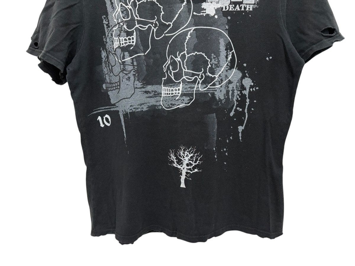 Japanese Brand RARE JEWELS 🇯🇵 THRASH DISTRESSED PUNK DESIGN BLACK FLAG LOGO Size US L / EU 52-54 / 3 - 4 Thumbnail