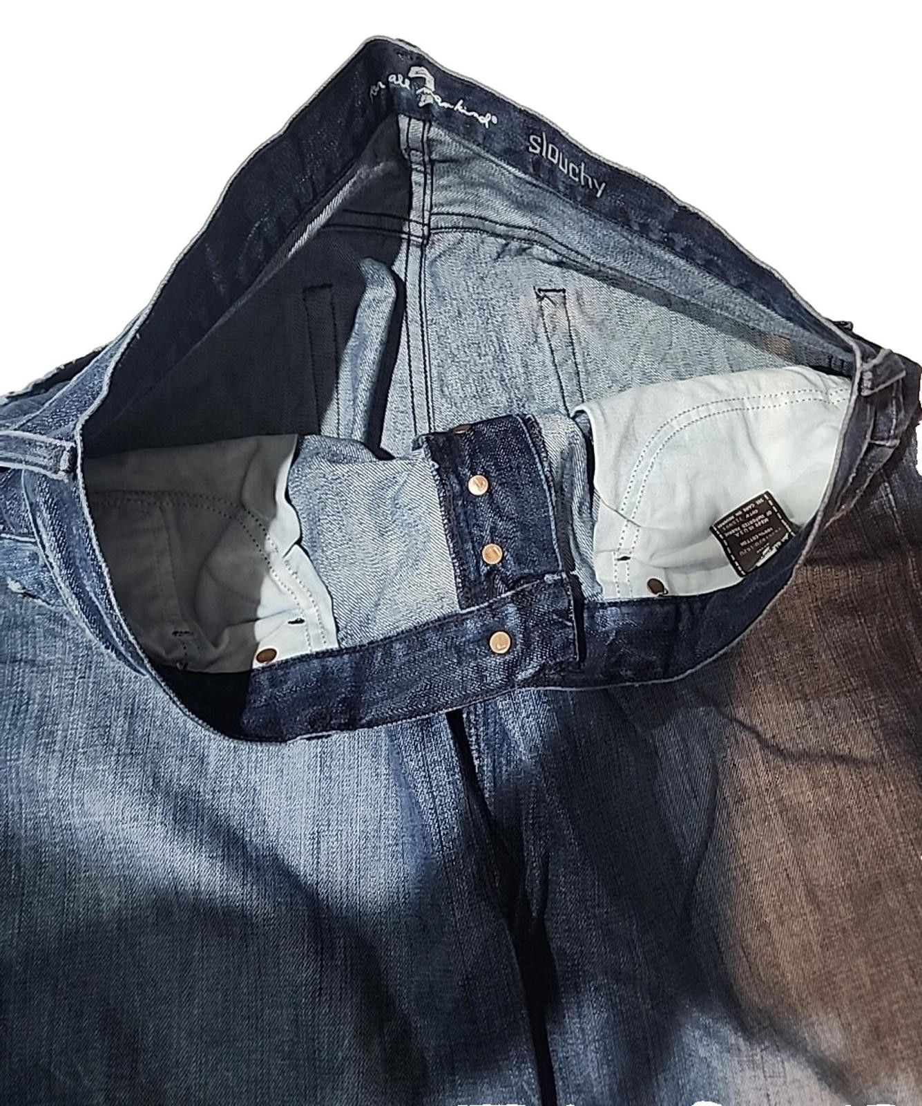Seven 7 Seven For All Man Kind Blue Jeans Distressed 38Wx33L Size US 38 / EU 54 - 7 Thumbnail
