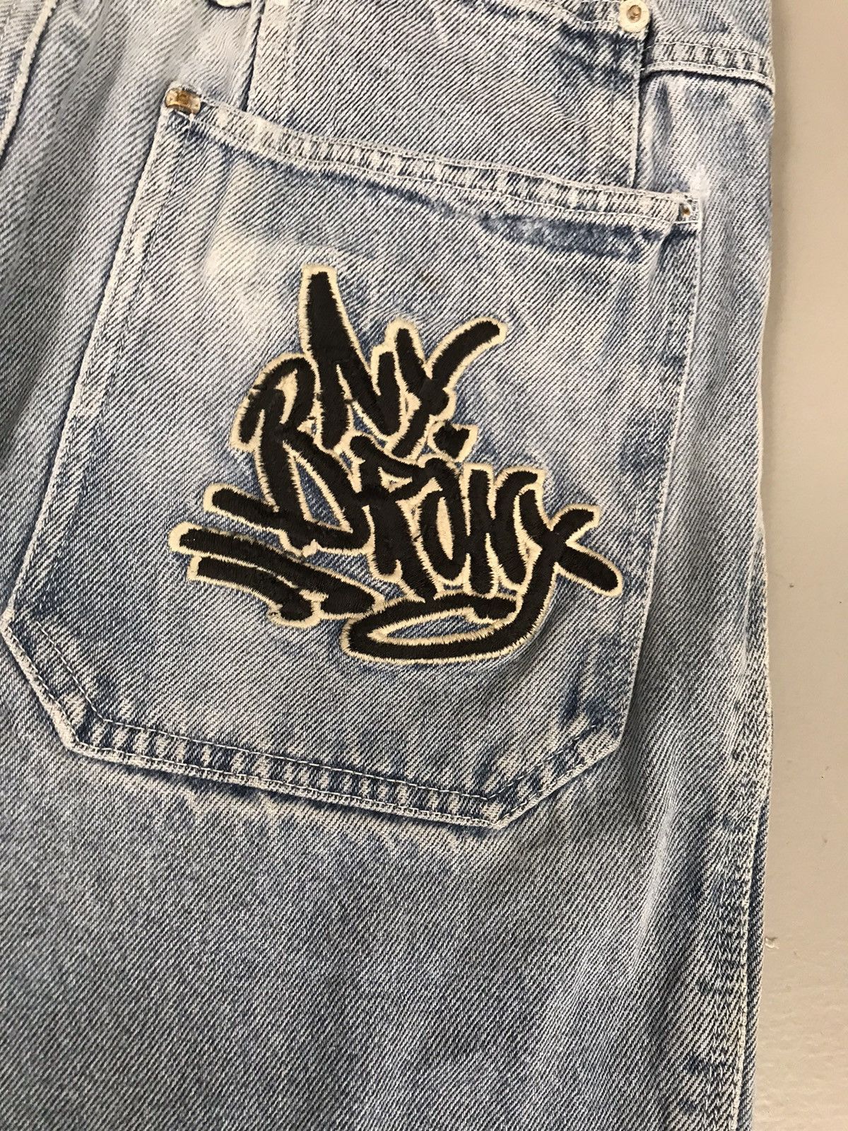 JNCO × Southpole × Vintage Vintage Y2K wxy embroidered denim Size US 31 - 10 Thumbnail