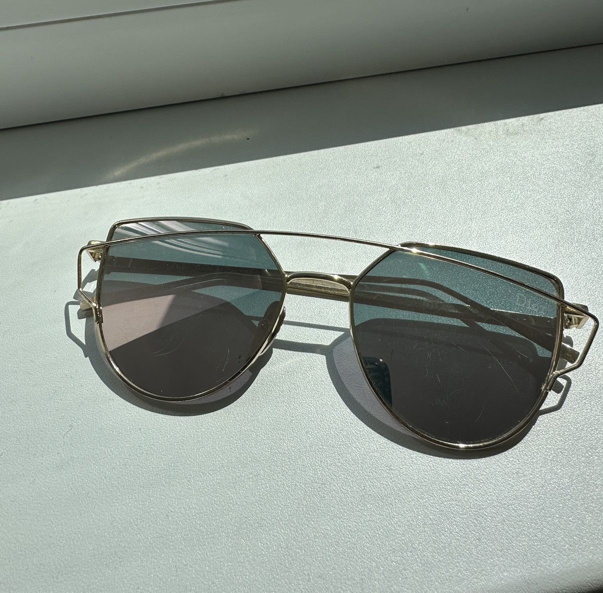 Christian Dior Monsieur × Dior × Vintage Dior Sunglasses Vintage sunglasses Women OS Pink Size ONE SIZE - 1 Thumbnail