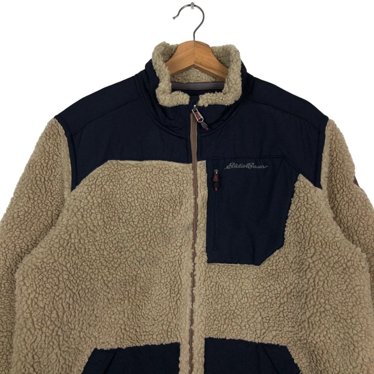 Eddie Bauer 🔥90’s Vintage Dip Pile Fleece Jacket Eddie Bauer USA Size US L / EU 52-54 / 3 - 2 Thumbnail