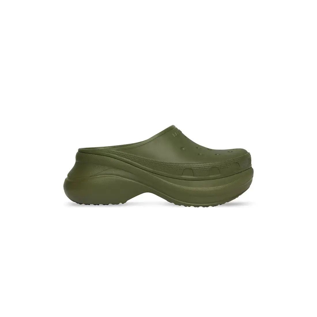 Balenciaga × Crocs o1la1rc1a0525 Crocs™ Mules in Dark Green Size US 6 / EU 39 - 1 Thumbnail