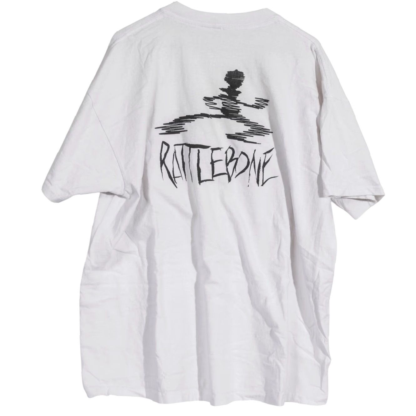 Vintage VINTAGE Rattlebone Band Concert T Shirt 1990s Single Stitch Size L White Mens Size US L / EU 52-54 / 3 - 2 Thumbnail