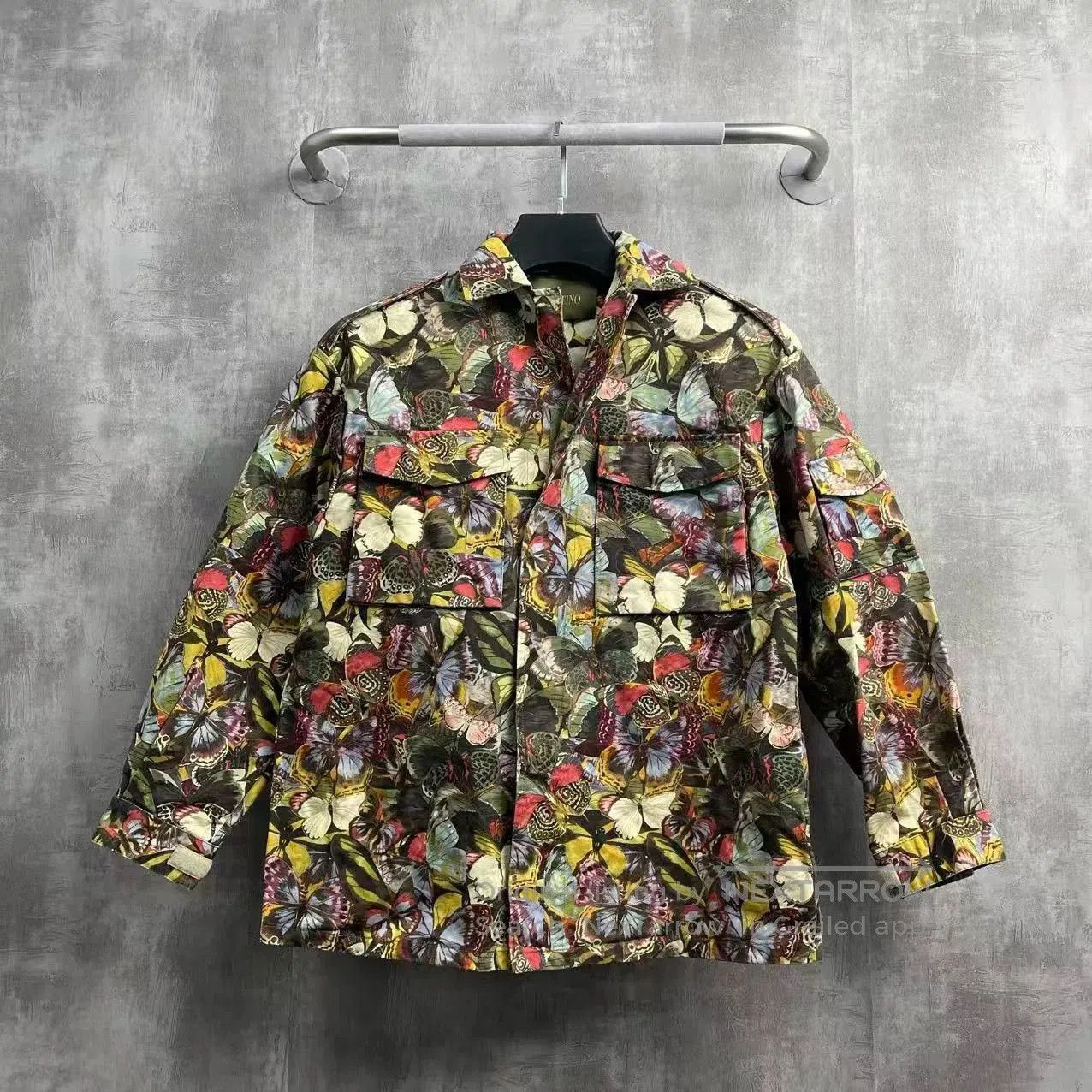 Valentino Valentino Butterfly Floral Cargo Jacket. Size S / US 4 / IT 40 - 1 Thumbnail