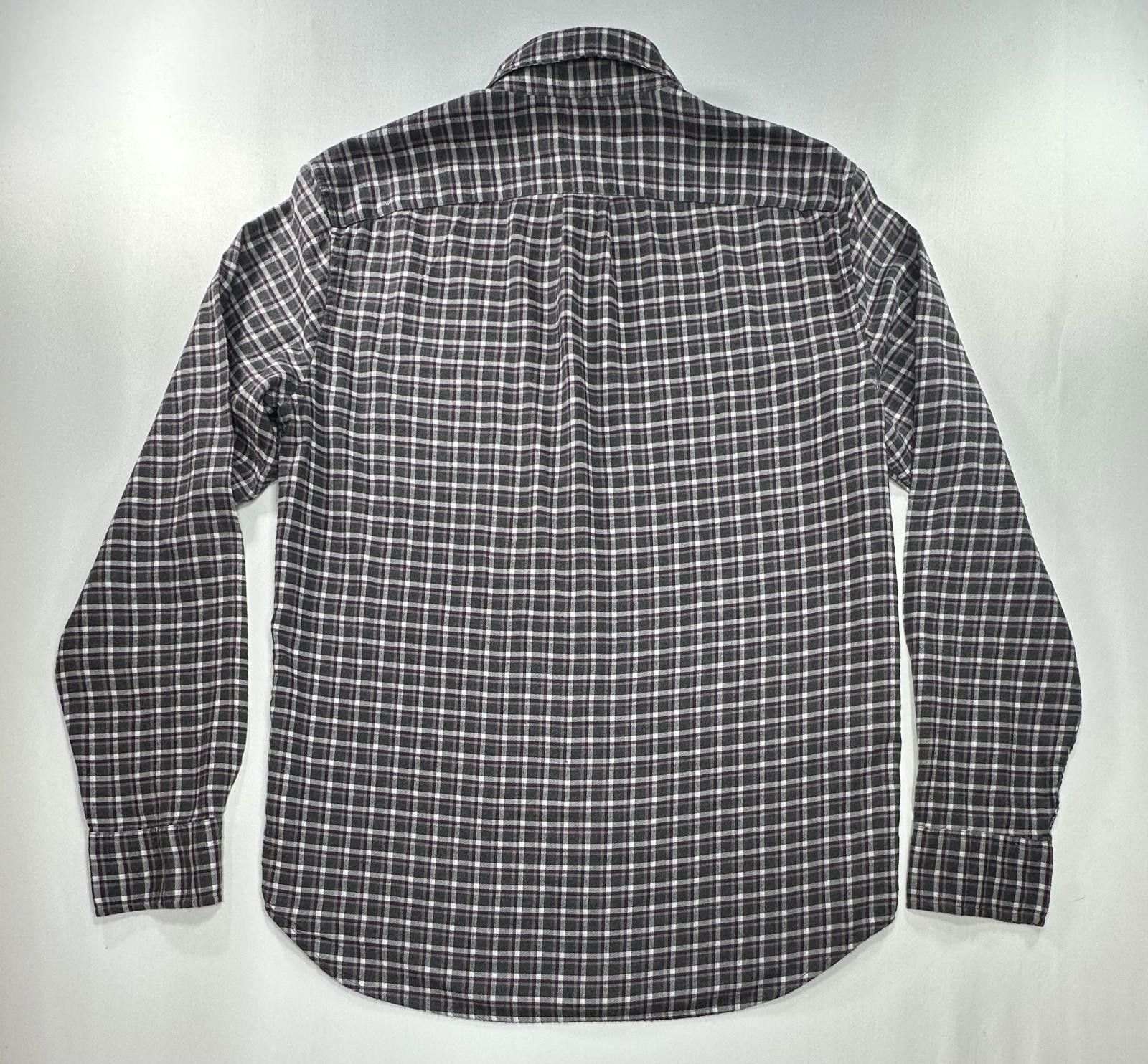J.Crew J Crew 100% Cotton Plaid Oxford Button Up Red/Gray Mens M Size US M / EU 48-50 / 2 - 2 Thumbnail