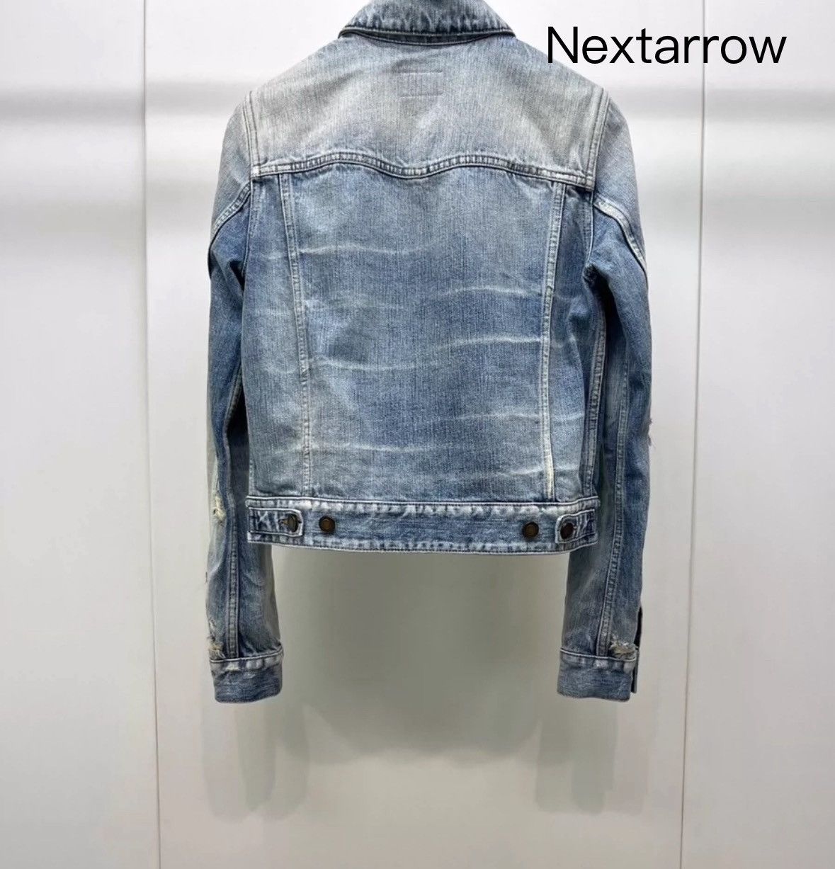 Saint Laurent Paris × Yves Saint Laurent SAINT LAURENT Anchor denim jacket 2412-Nextarrow Size US S / EU 44-46 / 1 - 2 Thumbnail