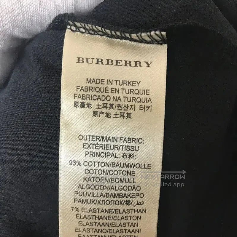 Burberry Burberry Black Cotton Men's T. Size US L / EU 52-54 / 3 - 4 Thumbnail
