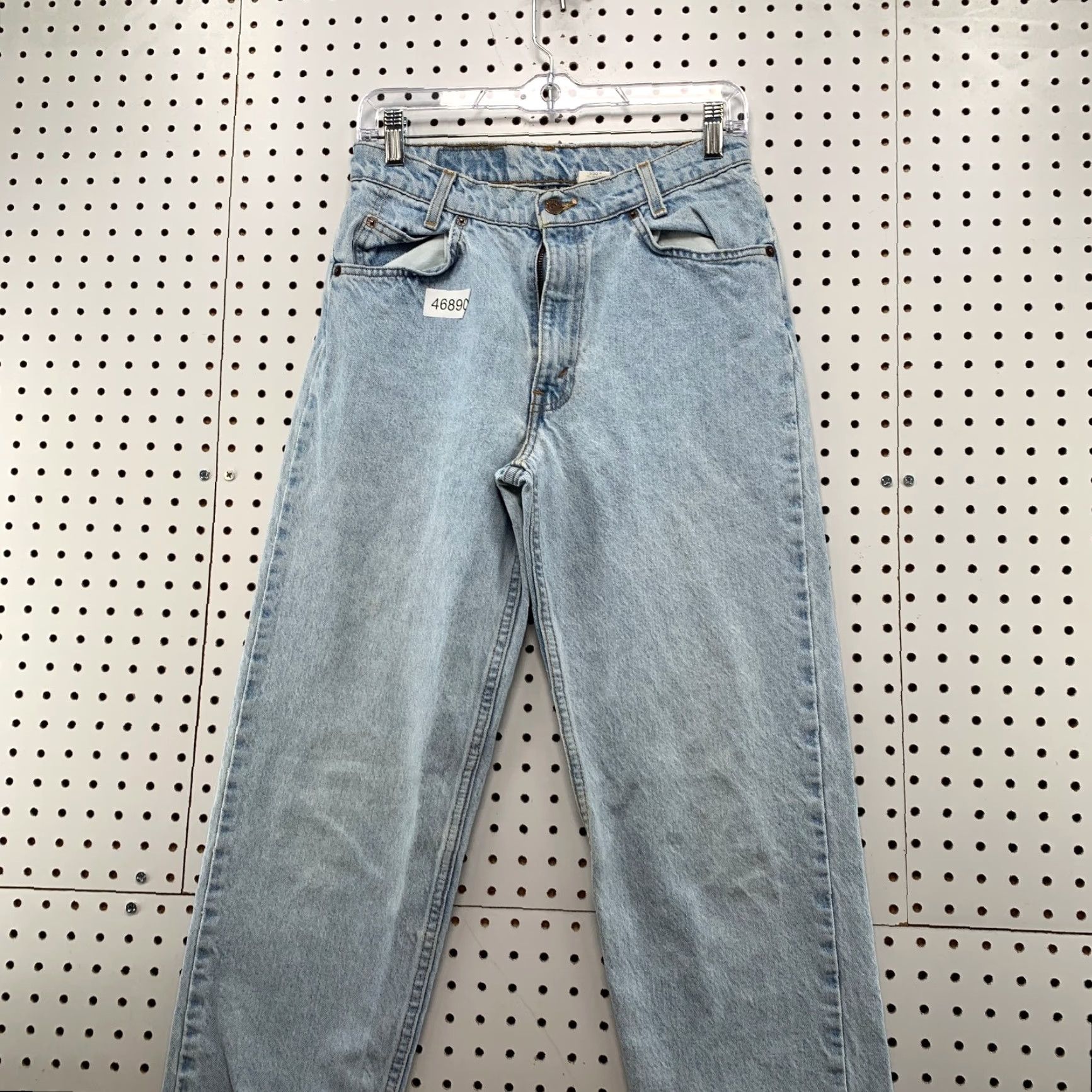 Levi's VINTAGE Levi's Jeans 550 Denim Mens 28x30 90s Orange Tab 5-Pocket Design Blue 90s Levi's 550 Jeans Mens 28x30 Size US 28 / EU 44 - 2 Thumbnail