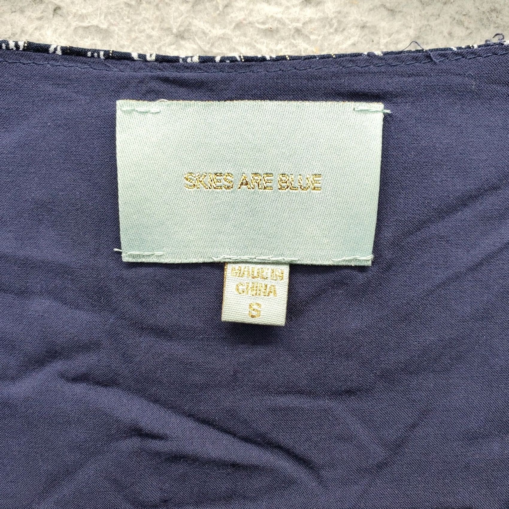 Vintage Skies Are Blue Blouse Women S Multi Stripe Long Sleeve Wrap V Neck Tie Waist Shirt XS? Size S / US 4 / IT 40 - 3 Thumbnail