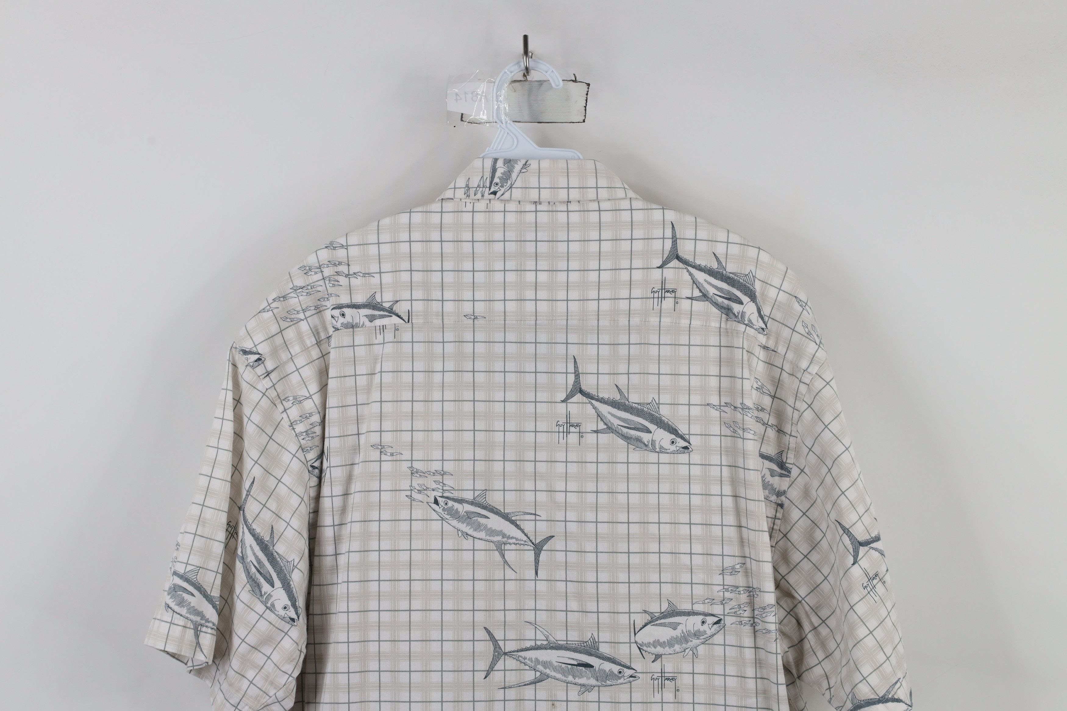 Vintage Vintage Guy Harvey Aftco Print Short Sleeve Button Shirt Size US L / EU 52-54 / 3 - 10 Thumbnail