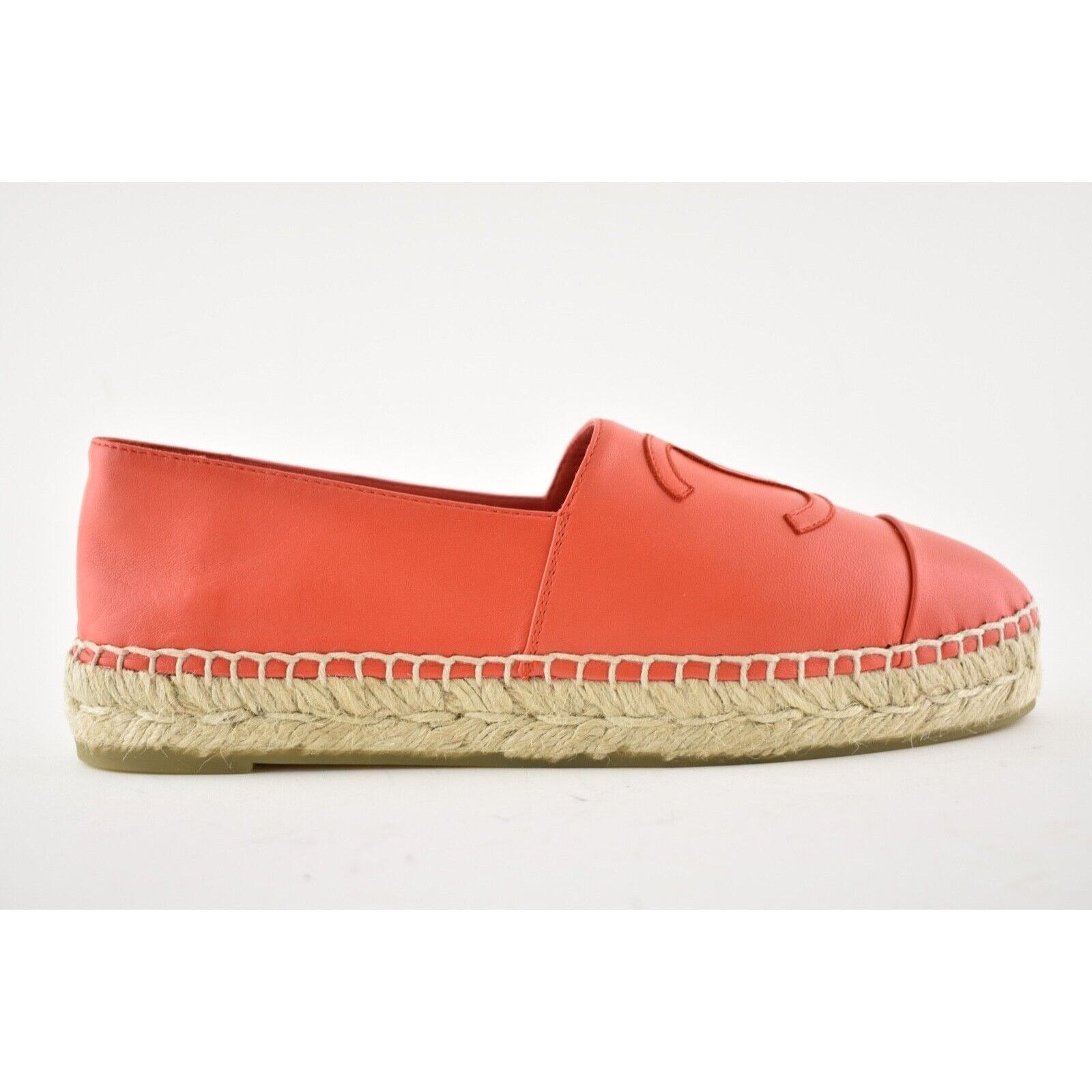 Chanel 19C Lambskin CC Logo Double Sole Espadrille Ballet Flat 35 Size US 5 / IT 35 - 2 Thumbnail