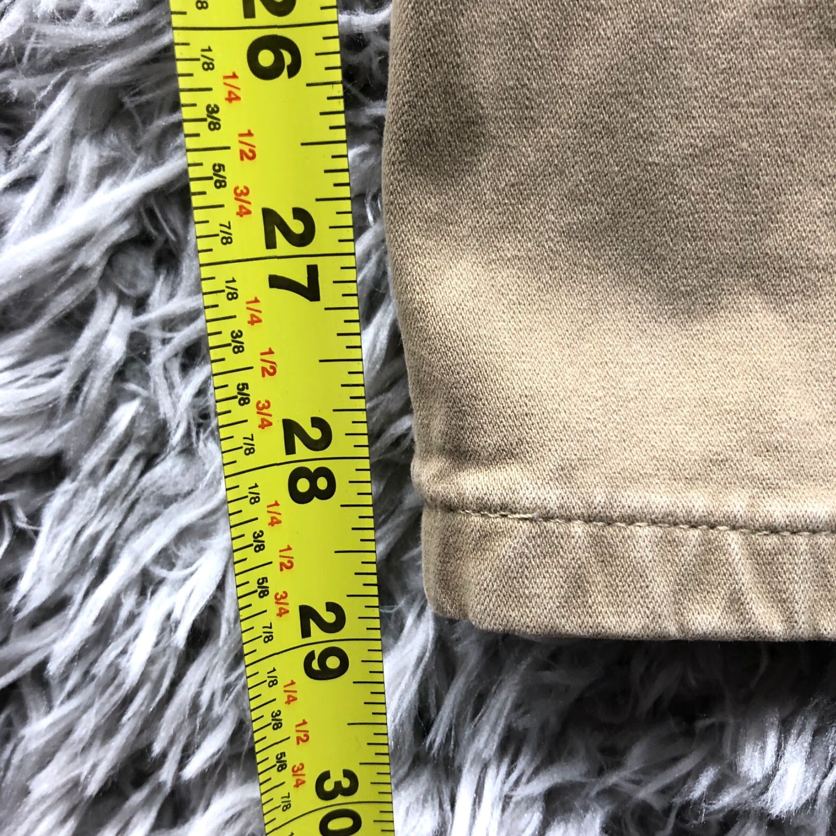 Dockers DOCKERS Slim Fit Jean Cut Chino Pants Size 30x32 Beige Mid Rise Straight Leg Mens Regular 5-Pocket Design Dockers Signature Khaki Size US 30 / EU 46 - 3 Thumbnail
