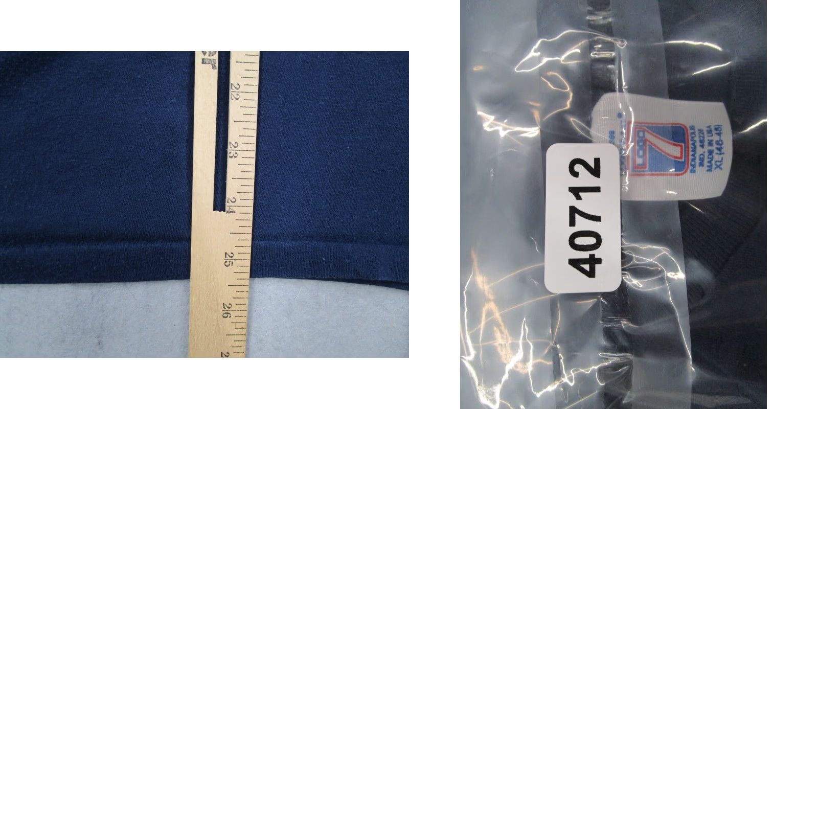 Logo 7 VINTAGE Washington / LOGO 7 Men's blue short sleeve crew neck graphic tee - cotton blend - Made in USA XL - Men - 1990s - Shirt Size US XL / EU 56 / 4 - 8 Thumbnail