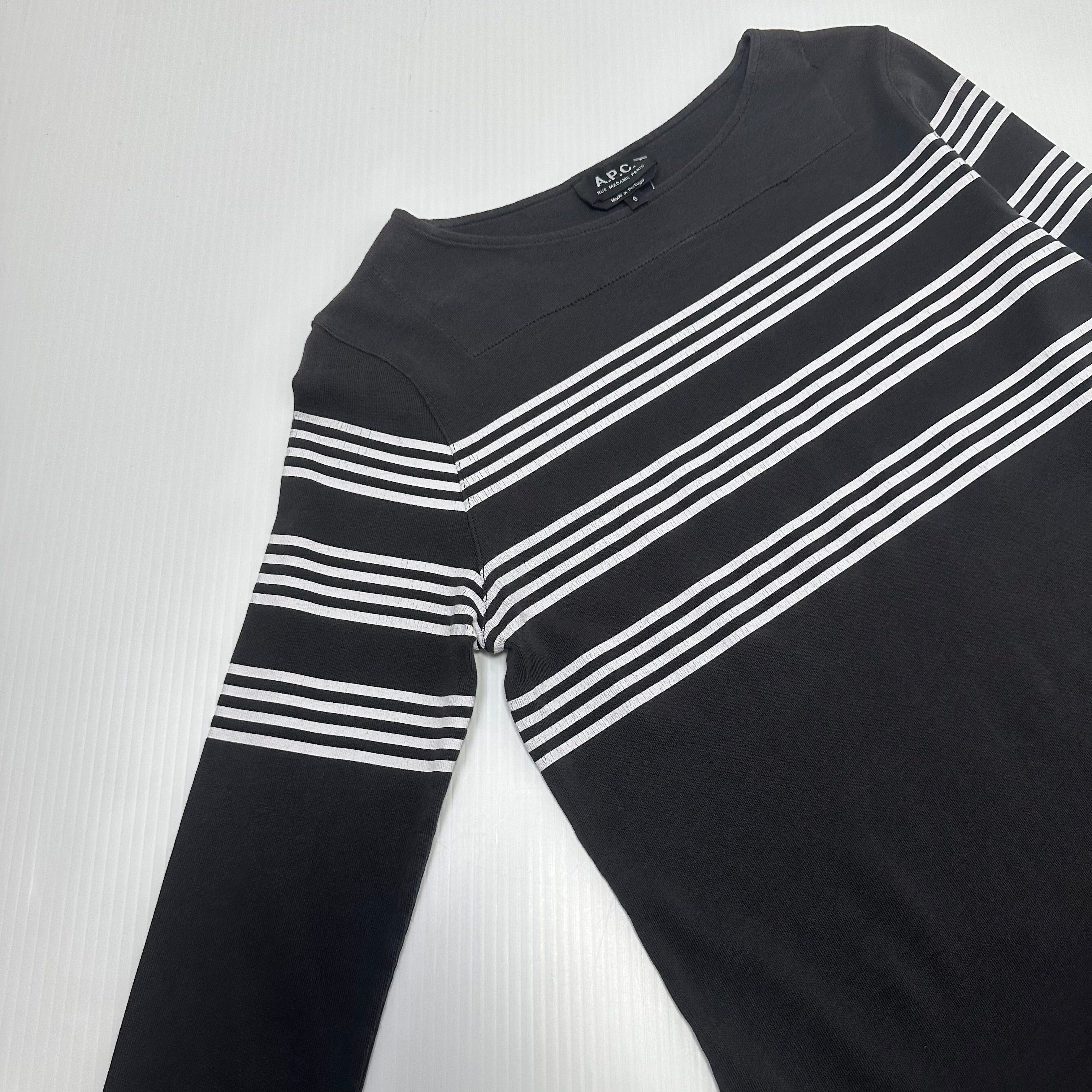A.P.C. A.P.C. Rue Madame Paris Striped Dress S Size S / US 4 / IT 40 - 2 Thumbnail
