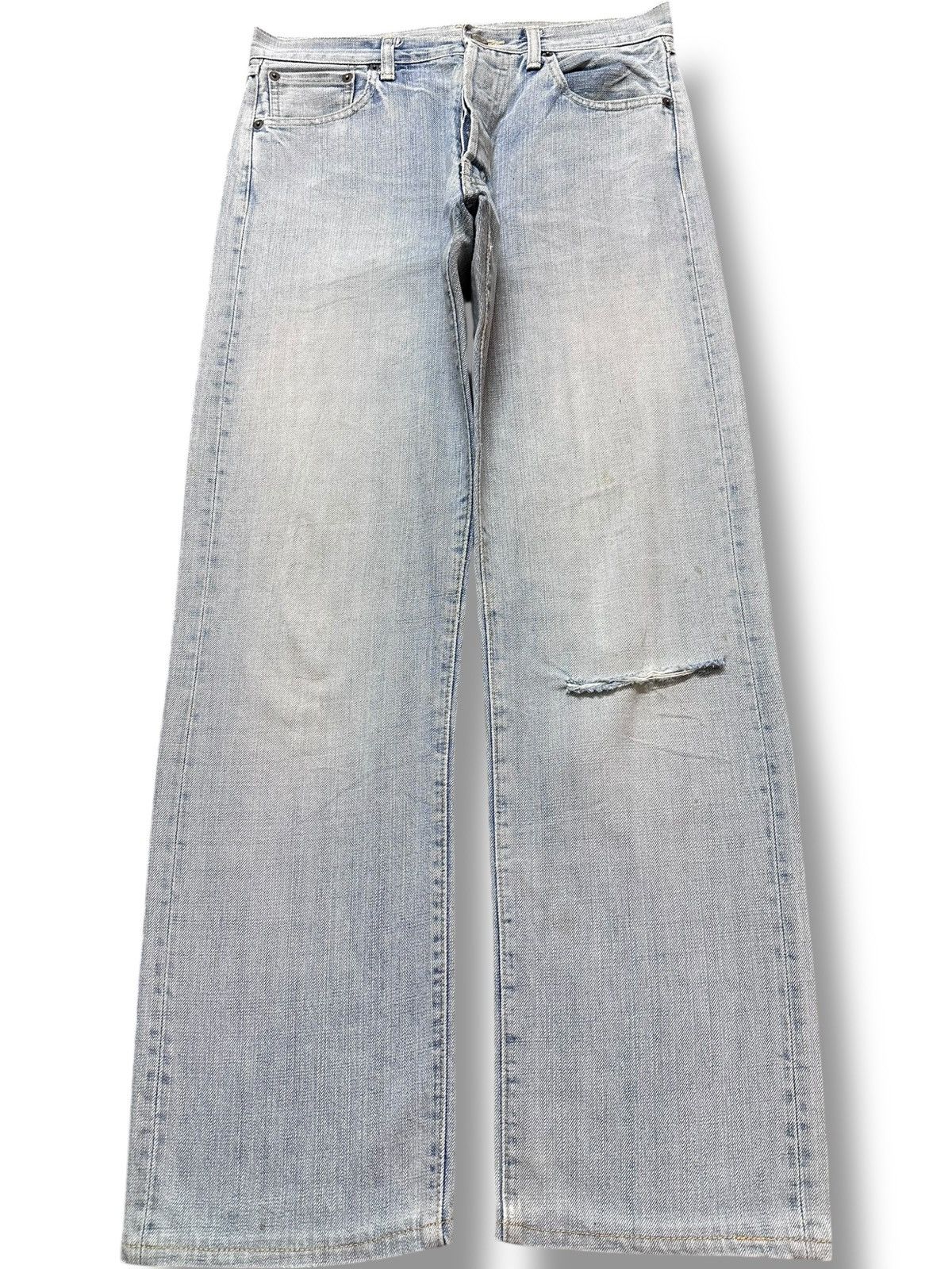 Jacob Holston Vintage Genuine Houston Faded Grunge Distressed Denim Size US 30 / EU 46 - 1 Thumbnail