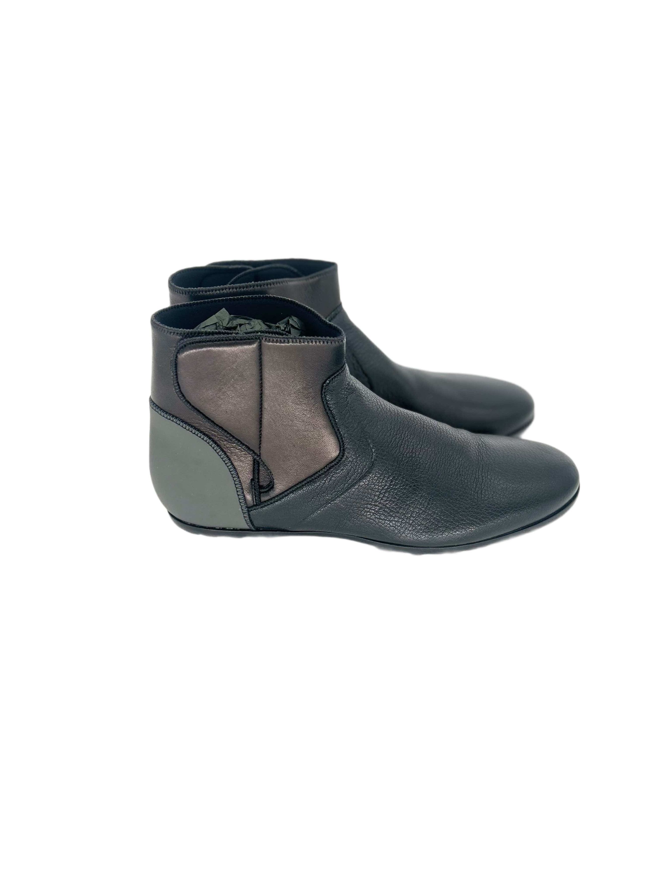 Lanvin Lanvin Black Chelsea Boot With Velcro Closure Size US 8 / EU 41 - 4 Thumbnail