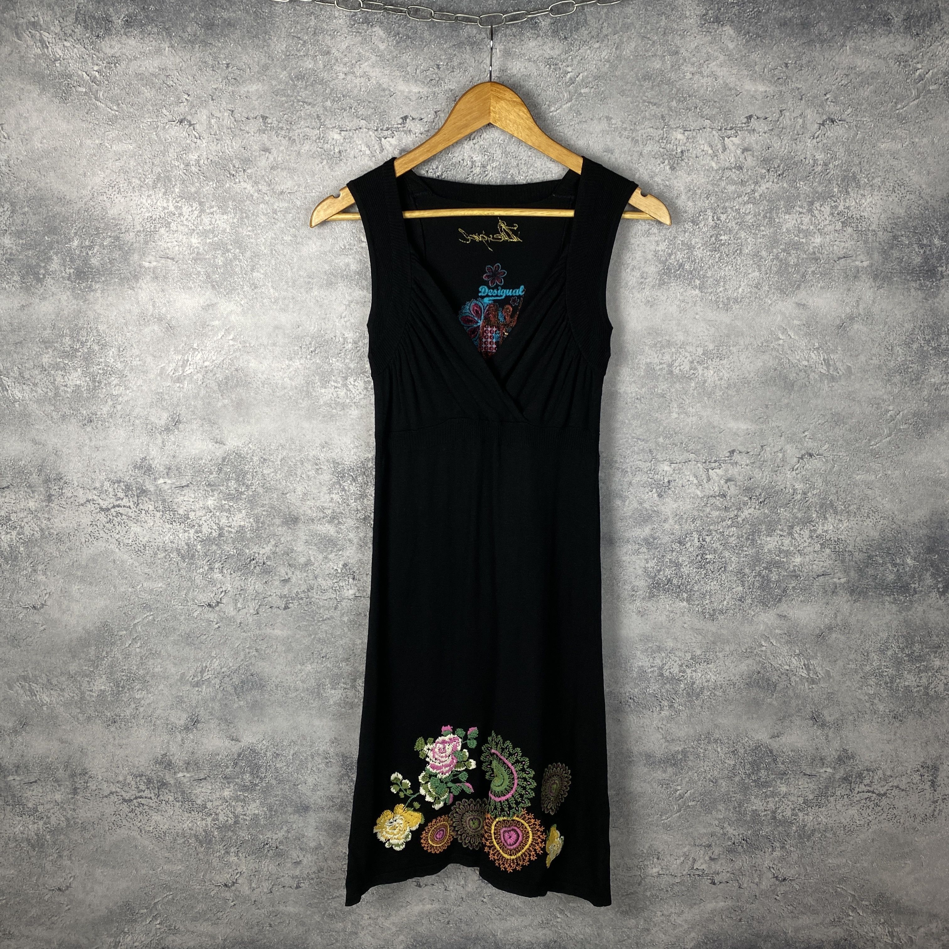 Desigual Desigual Dress Women's Size S Black L Sleeveless Size L / US 10 / IT 46 - 1 Thumbnail