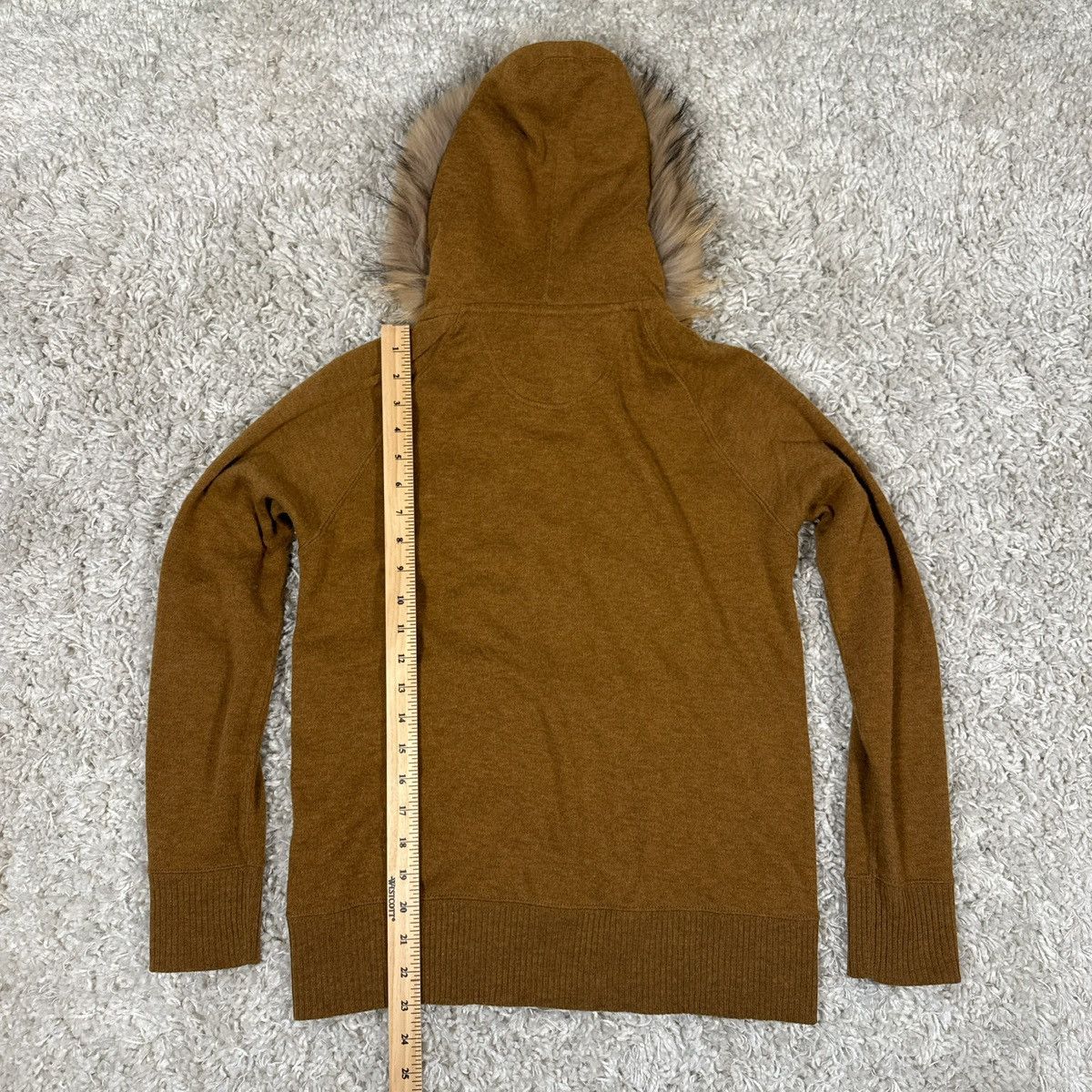 GOA GOA Fur Hoodie Zip Sweater | Grailed