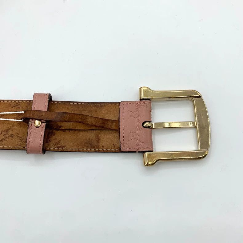 Gucci Gucci Bean sand-colored double G embossed full-print belt 2 Size ONE SIZE - 5 Thumbnail