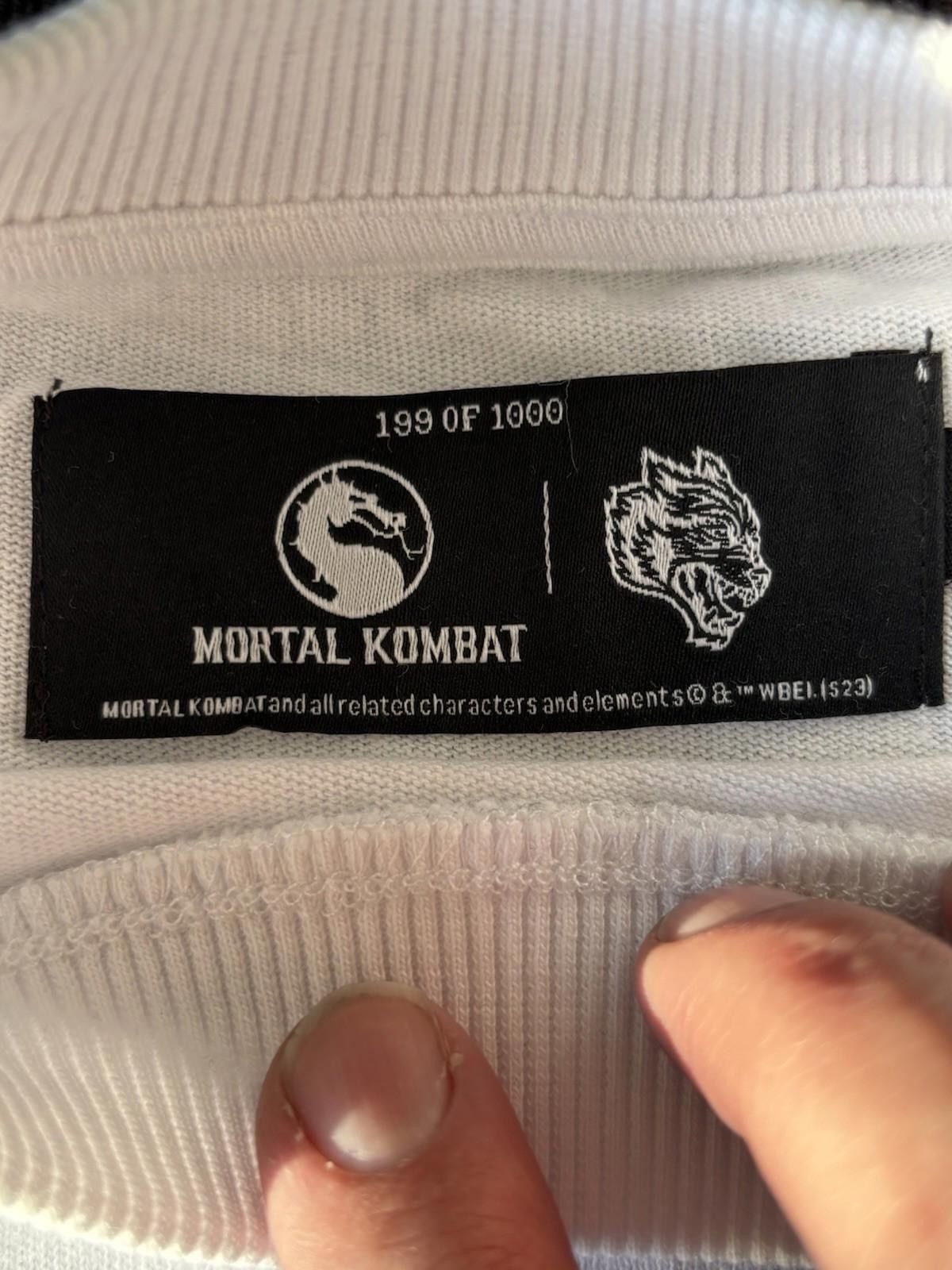 Darc Sport Darc Sport Mortal Kombat Collab Net White Tee Size US M / EU 48-50 / 2 - 5 Thumbnail
